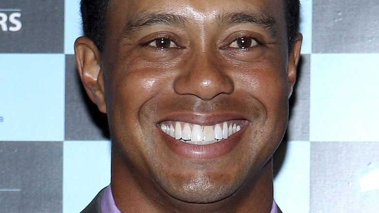 Tiger Woods souriant