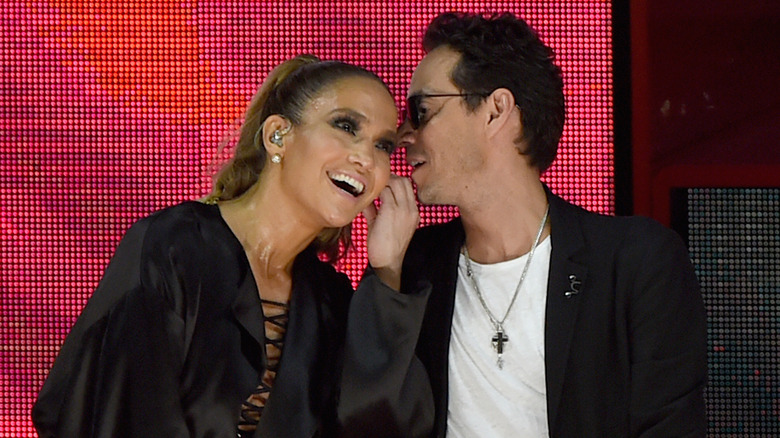 Jennifer Lopez et Marc Anthony sur scène ensemble
