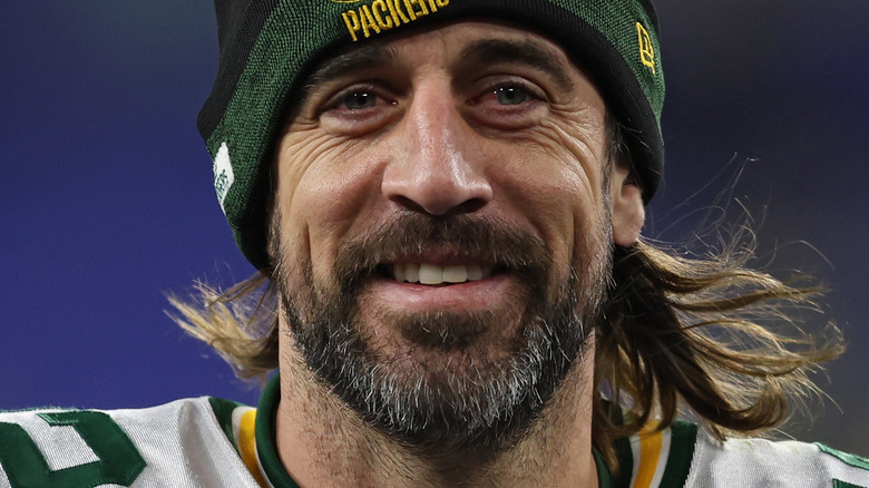 Aaron Rodgers souriant