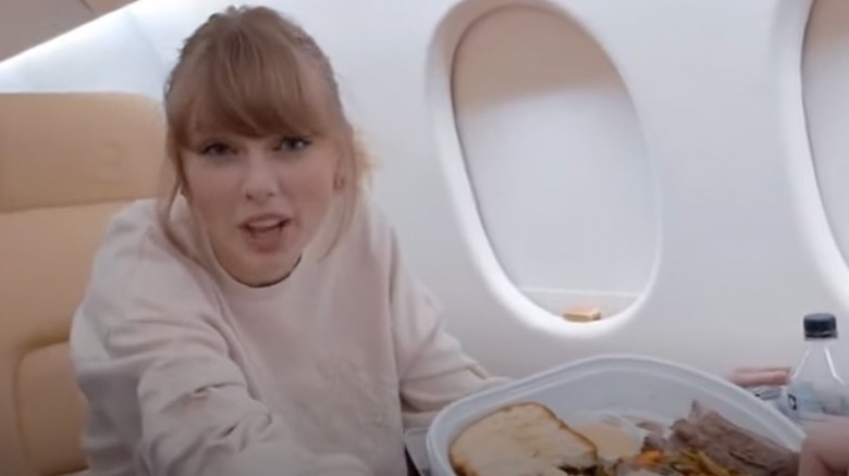 Taylor Swift dans son jet privé 