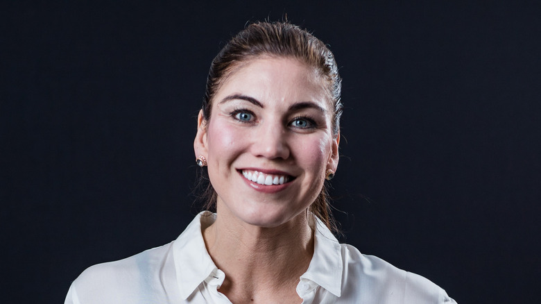 Hope Solo sourit 