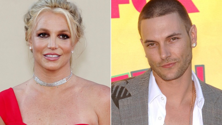 Britney Spears et Kevin Federline posent