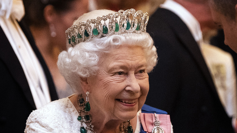 La reine Elizabeth II lors d'un événement 
