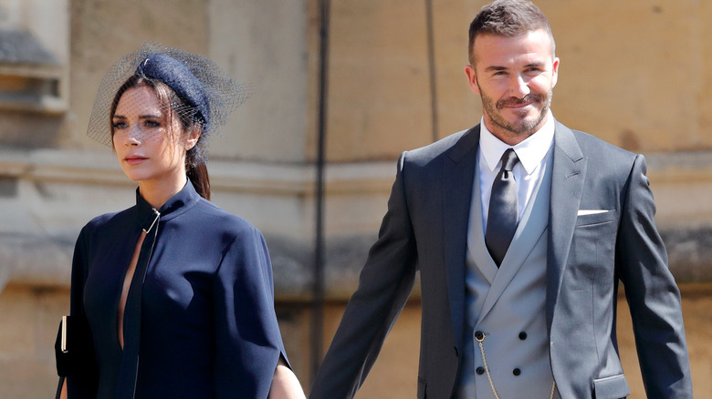 Victoria et David Beckham au mariage des Sussex