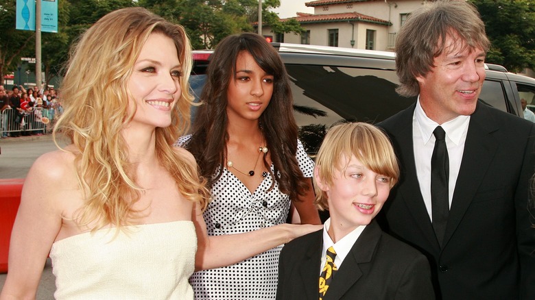 Michelle Pfeiffer avec sa famille