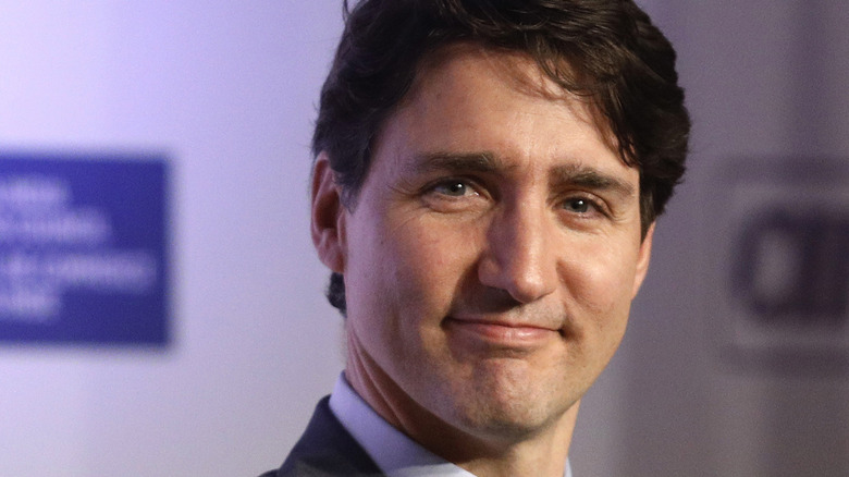 Justin Trudeau souriant