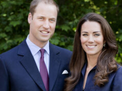 Le prince William et Kate Middleton sourient en plein air